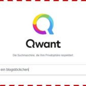 Blockstöckchen - Suche bei Qwant