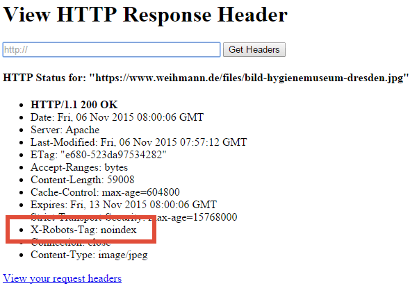HTTP Response Header Online-Tool - headers.cloxy.net