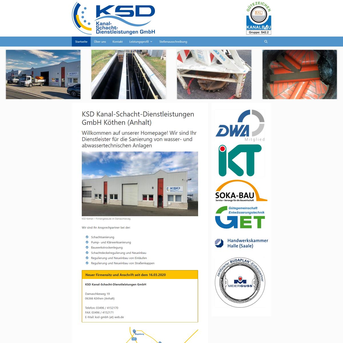 KSD Kanal-Schacht-Dienstleistungen GmbH Köthen (Anhalt)