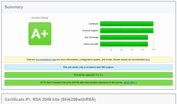 SSL-Check bei ssllabs.com