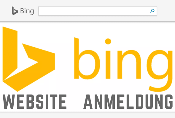 Website bei Bing anmelden