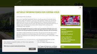Screenshot: Homepage Stadt Bad Salzdetfurth