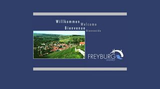 Screenshot: Homepage Stadt Freyburg