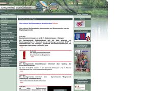 Screenshot: Homepage Samtgemeinde Gieboldehausen 