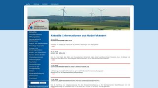 Screenshot: Homepage Samtgemeinde Radolfshausen 