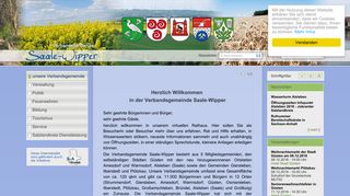 Screenshot: Homepage Stadt Schönebeck 